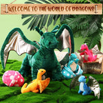 Adorable Zipper Dragon Stuffed Toys