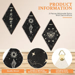 Sun And Moon Wood Wall Signs