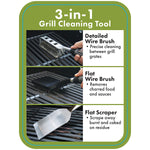 Cuisinart Cgwm 058 Grill Brush Multi Use Cleaning System 3 Piece