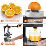 Professional Citrus Juicer And Lemon Squeezer Orange Juice Squeezer Lemon Juicer Lime Squeezer And Manual Juicer Press Metal Hand Juicer Press And Orange Juicer Citrus Squeezer Black