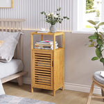 Bamboo Cabinet With Single Door And Shelf
