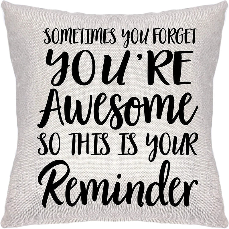 Inspirational Throw Pillow Cover Gift