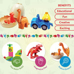 Dinosaur Blocks Toy 72 Piece Jurassic Era Block Set “ Compatible With All Major Brands Entertaining And Educational Childrenâ€S Dinosaur Toys “ For Boys & Girls Ages 3 -12 Years Old