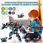 Robot Stem Building Toy For Boys, 25 In 1 Best Gift Toy For Boys Ages 6 7 8 9 10 11 12