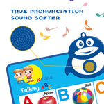 Electronic Alphabet Poster,Interactive Alphabet Wall Chart, Abc Chart / Numbers Talking Poster, Educational Toys, Abc Wall Chart, Preschool Learning Toy With Music For Boys Girls Aged 2 3 4 5 +