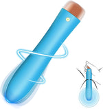 Powerful G-Spot & Anal Vibrator – 10 Modes, Soft Silicone, USB Rechargeable (Blue)
