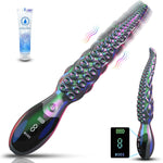 Vibrating Silicone Monster Dildo - 9 Modes, LED Octopus Tentacle G-Spot Toy