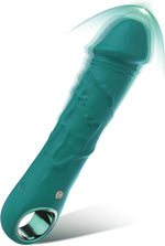 Realistic G-Spot Dildo Vibrator – 10 Modes Powerful Clitoral & Body Massager (Green)