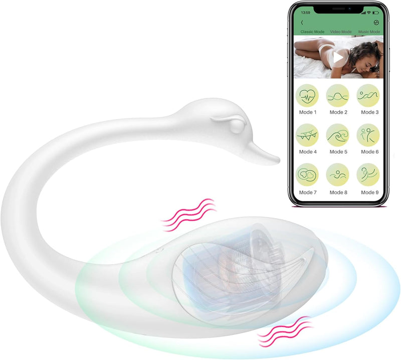 App-Controlled Wearable Anal Vibrator – 9 Modes for Clitoral & Anal Stimulation