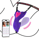 Wearable Panty Vibrator with 9 Modes & App Control, G-Spot Stimulator for Women