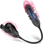 Thrusting Prostate Massager with Vibrating Shaft, P-Spot Stimulator for Men