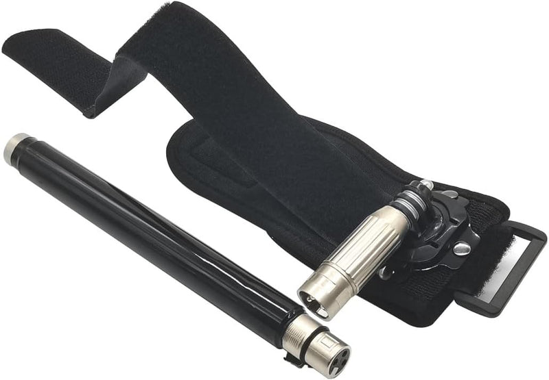 Masturbator Holder Belt with 3XLR Connector & Extension Rod for Dildo Devices