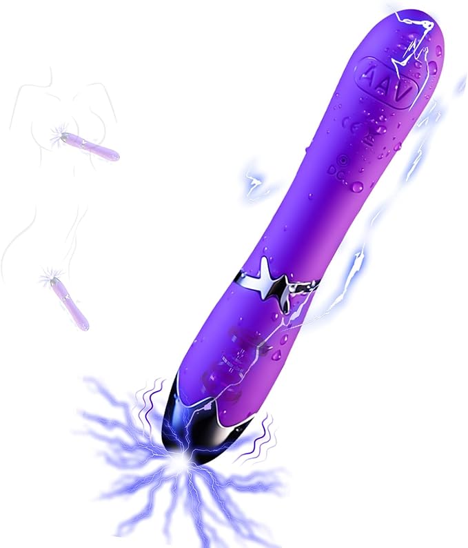 10-Mode Electric Shock & Vibration Stimulator – G-Spot, Clitoral & Prostate Massager