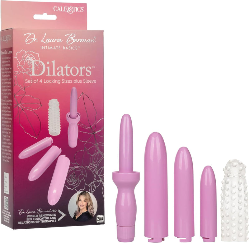 Adjustable Dilator Set with 4 Locking Sizes & Soft Sleeve for Comfort