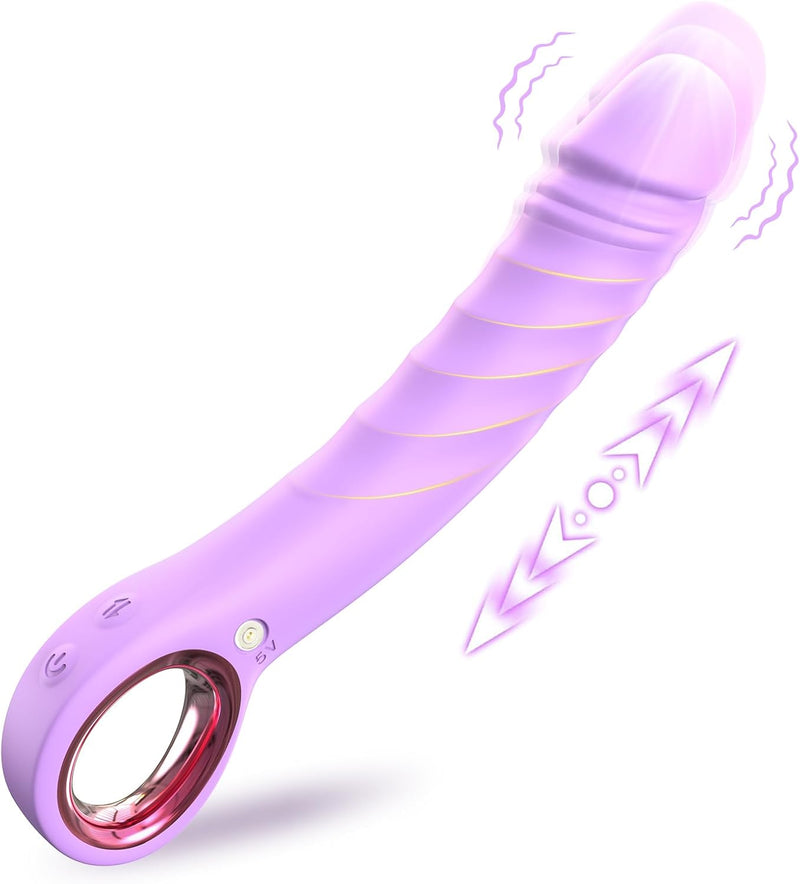 8.3" Thrusting G-Spot Vibrator with 7 Vibration & Thrusting Modes for Women