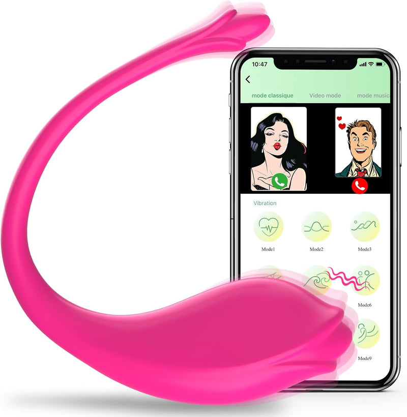 App-Controlled Wearable Vibrator – G-Spot, Clitoral & Anal Stimulator with 9 Modes