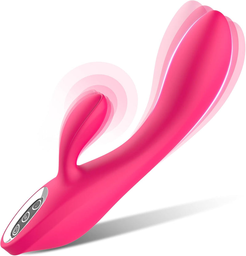 Dual-Stimulation Rabbit Vibrator - G-Spot, Clitoral & Anal Massager with 7 Modes