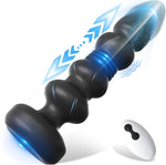 Thrusting Vibrating Prostate Massager – Remote Control Anal Plug with 10 Modes