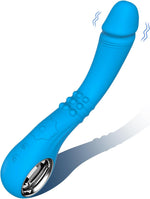 G-Spot Vibrator Dildo with 10 Vibration Modes & Clitoral Stimulator for Women