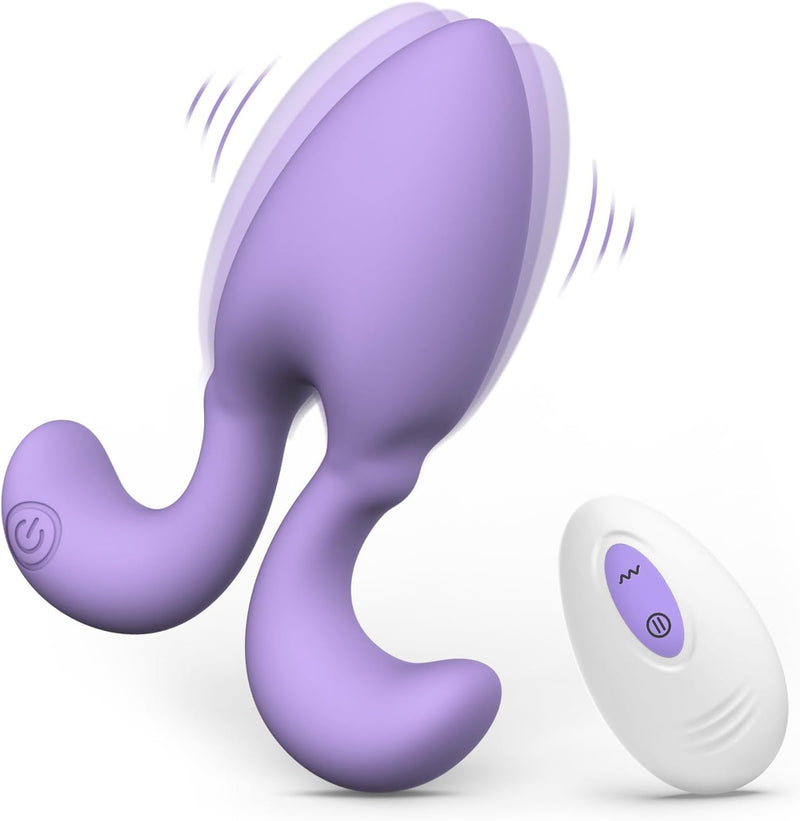 Remote-Controlled Vibrating Butt Plug – 10-Mode Silicone Anal Stimulator for All