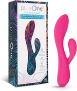 Dual Rabbit Vibrator with 10 Modes, Body-Safe Silicone, Waterproof & USB Rechargeable