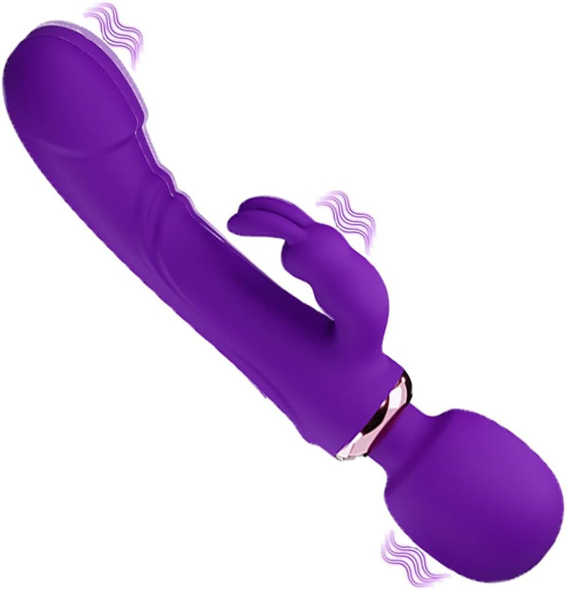 Classic G-Spot Rabbit Vibrator with 10 Modes – Soft Silicone Massager for Women