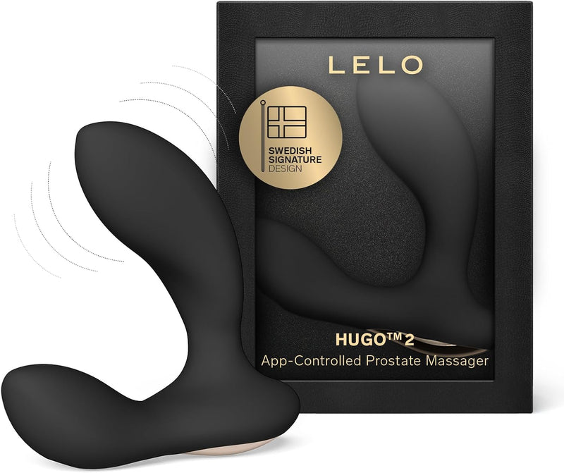 Prostate Vibrator is Advanced Male Sex Toy with Bluetooth App, Prostate Massager with 10 Settings, Waterproof & Rechargeable Sex Toys for Men, Black