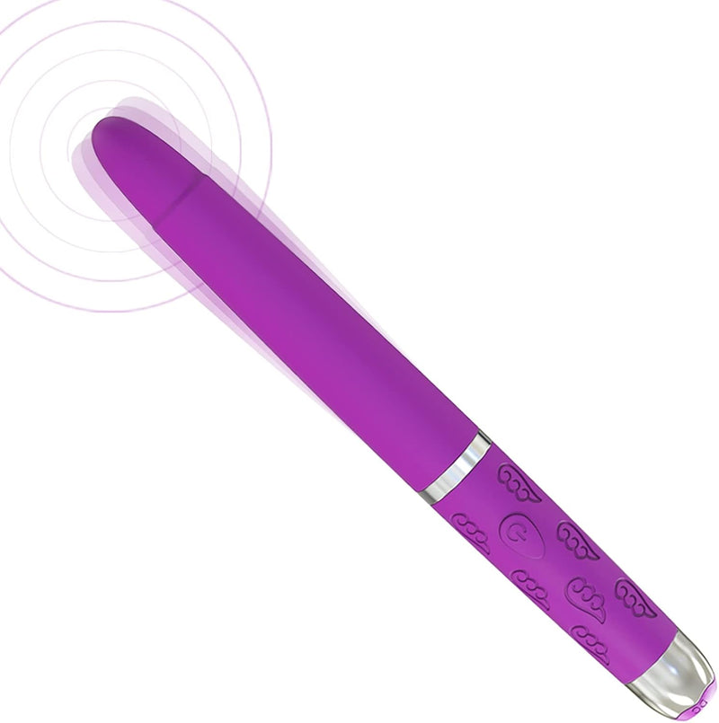 Female Pleasure Wand, 10-Speed Nipple & Clitoral Vibrator, G-Spot Stimulator