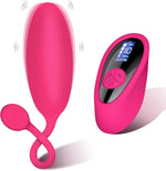Clitoral & G-Spot Vibrator with Remote Control, 10 Modes, LCD Display for Couples