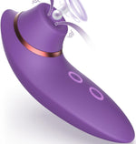 2-in-1 Sucking & Vibrating Rose Toy – 9 Modes for Clitoral & Nipple Stimulation