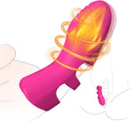 Heated Finger Vibrator with 10 Modes – Clitoral, G-Spot & Nipple Stimulator for Women