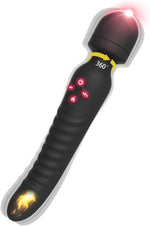 Heated G-Spot & Clitoral Vibrator Wand – Waterproof Massager for Women & Couples