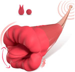 2-in-1 Clitoral & G-Spot Vibrator – High-Frequency Licking & 10 Vibration Modes