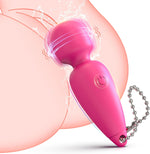 Rechargeable Mini Wand Vibrator – 10 Modes, Quiet & Waterproof Clitoral Stimulator