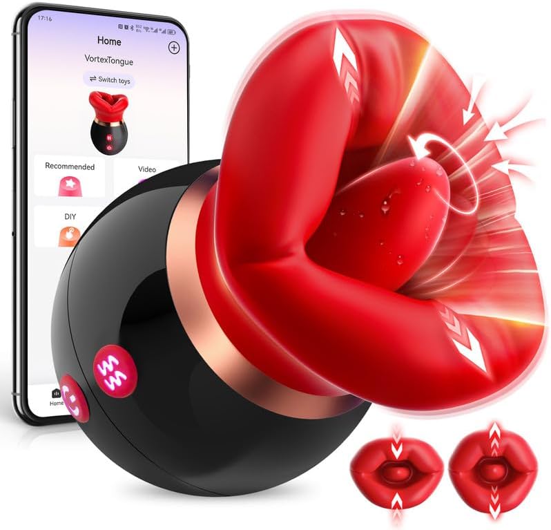 App-Controlled Rose Vibrator – 3 Suction & 10 Vibration Modes for Clit & G-Spot
