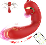 3-in-1 Thrusting Vibrator – APP-Controlled G-Spot & Clitoral Stimulator for Women