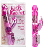 Waterproof Rabbit Vibrator with Rotating Shaft – G Spot & Clitoral Massager, Pink