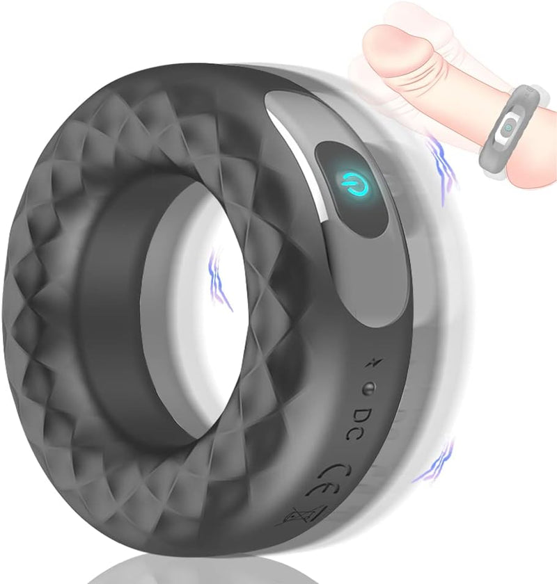 Rechargeable Vibrating Cock Ring – 10 Modes for Enhanced Pleasure & Performance