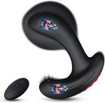 Remote Control Inflatable Anal Vibrator with 10 Modes for Men & Women Prostate Play