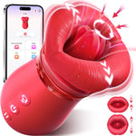 5-in-1 Rose Vibrator with Suction, Licking & App Control for Clit, Nipple & Anal