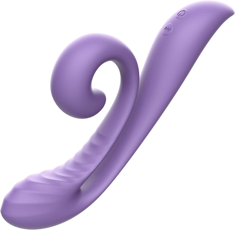 Clitoral Kissing & G-Spot Rabbit Vibrator – Dual Motor, 10 Modes, Flexible Design