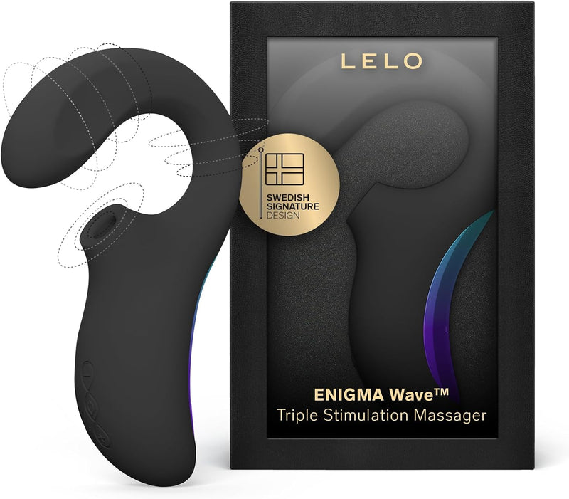 Enigma Wave Triple Stimulation Vibrator for Women, Clit & G-Spot, 8 Patterns