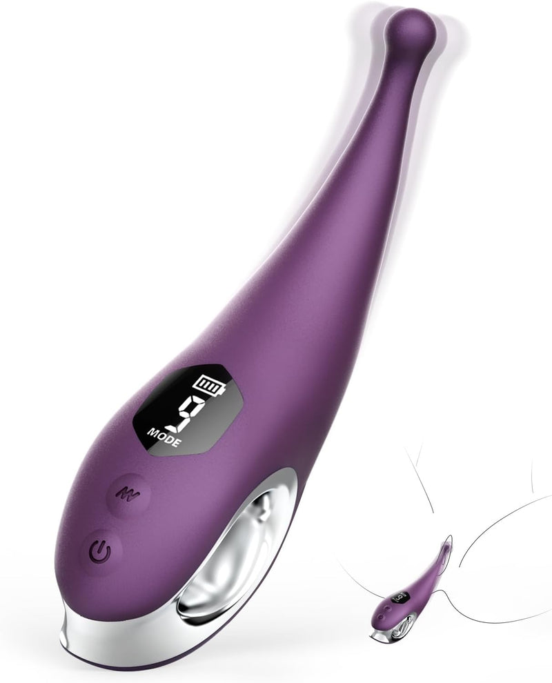Clitoral & G-Spot Vibrator for Women, 10 Vibration Modes, Rechargeable Sex Toy
