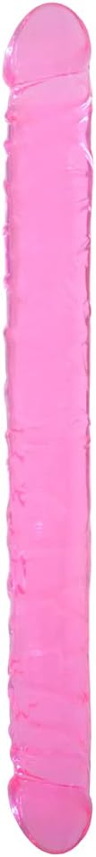 Flexible Double-Ended Dildo for Women, Waterproof Dual Dong for G-Spot & Anal Play