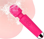 Powerful Wand Vibrator with 8 Speeds & 20 Modes, Waterproof & Quiet for Clitoral & G-Spot Stimulation