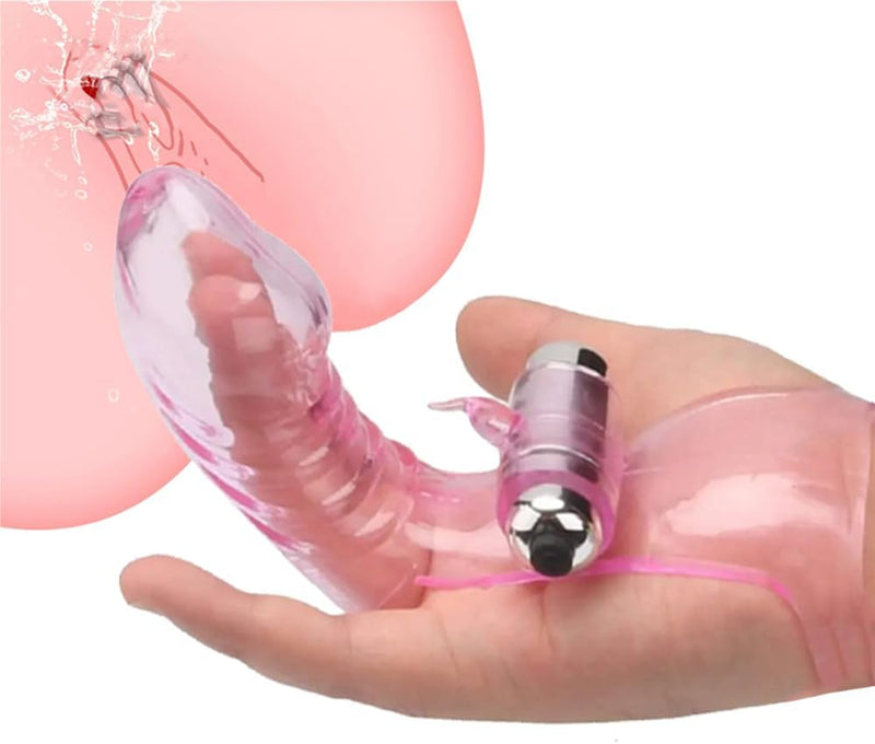 Finger Vibrator for Women, G-Spot & Clitoral Massager, Powerful Adult Sex Toy
