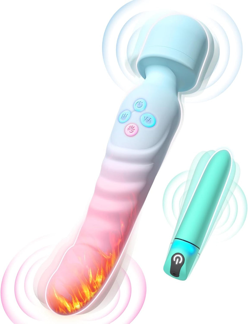 G-Spot & Bullet Vibrator Set – Waterproof Heating Massager with 7 Vibration Modes