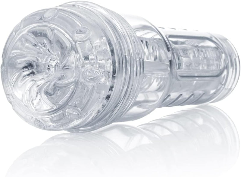 GO Torque Clear Compact Male Stroker – Discreet & Transparent Pleasure Sleeve