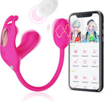 3-in-1 Rabbit Vibrator with App Remote Control, 6x6x6 Modes, G-Spot & Anal Stimulator