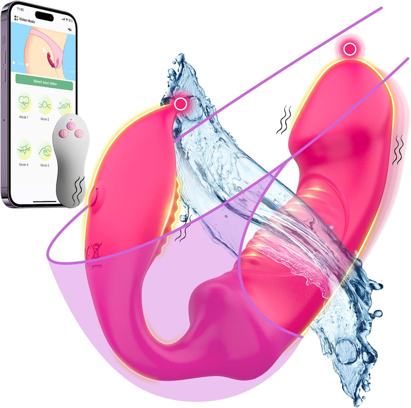 Wearable G-Spot & Clit Vibrator – Dual Stimulation, APP Remote Control Toy